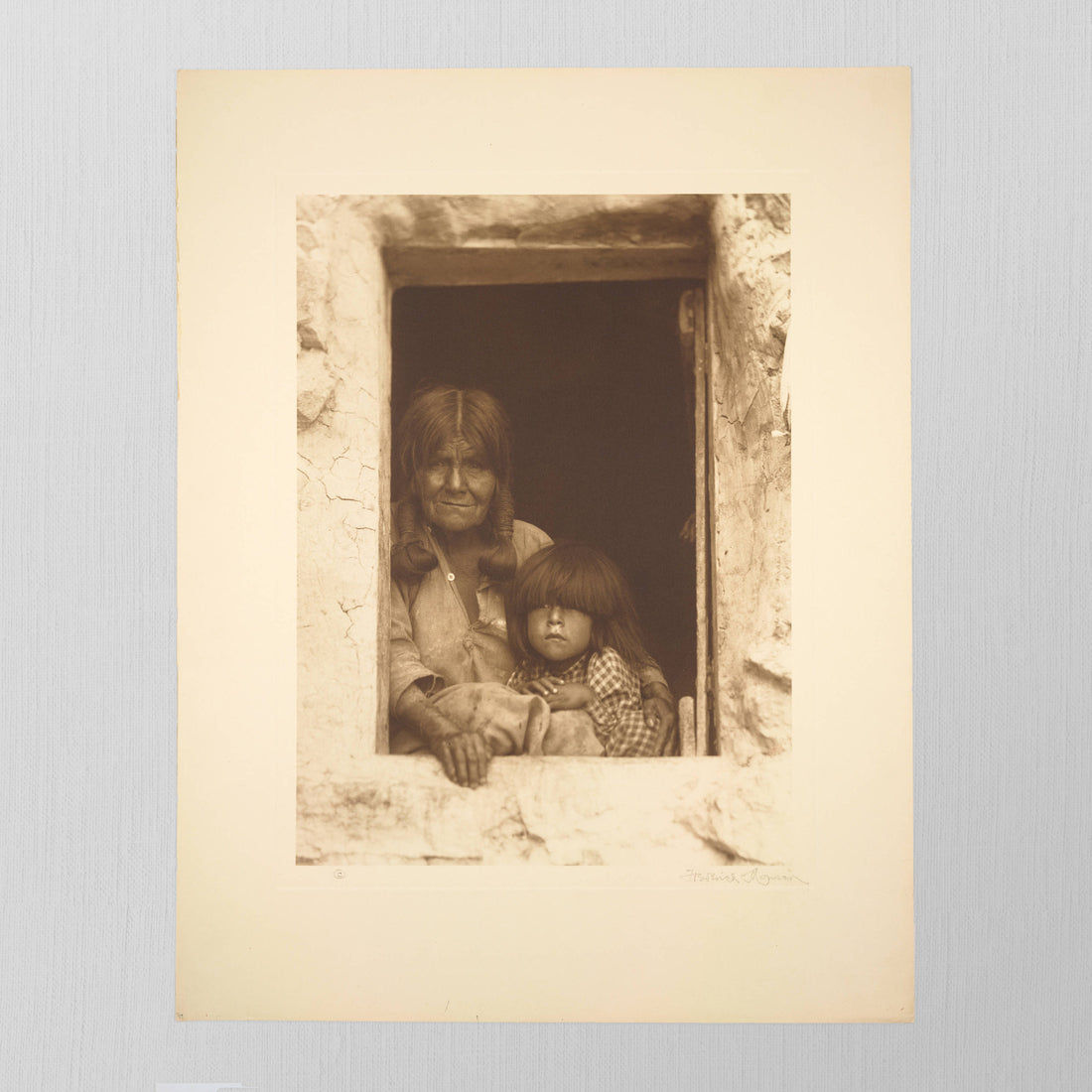 The Oldest Woman in Walpi, 1900, Colorized