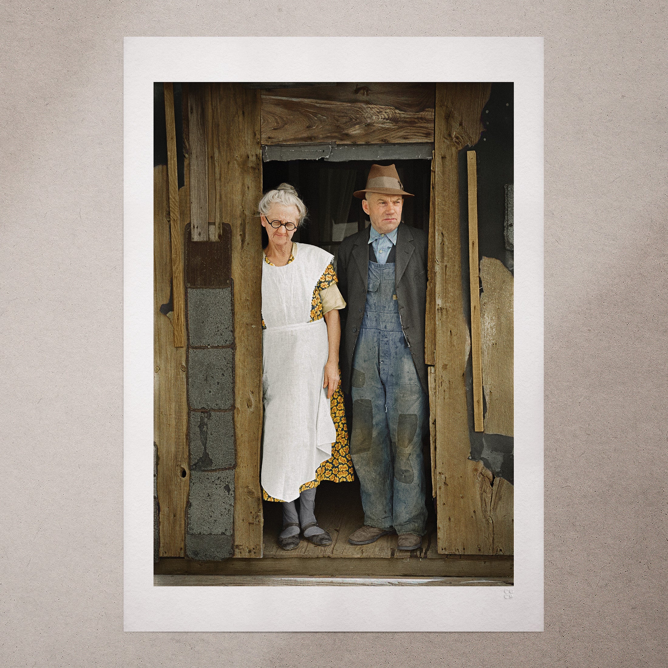 American Tenants, 1937, Colorized