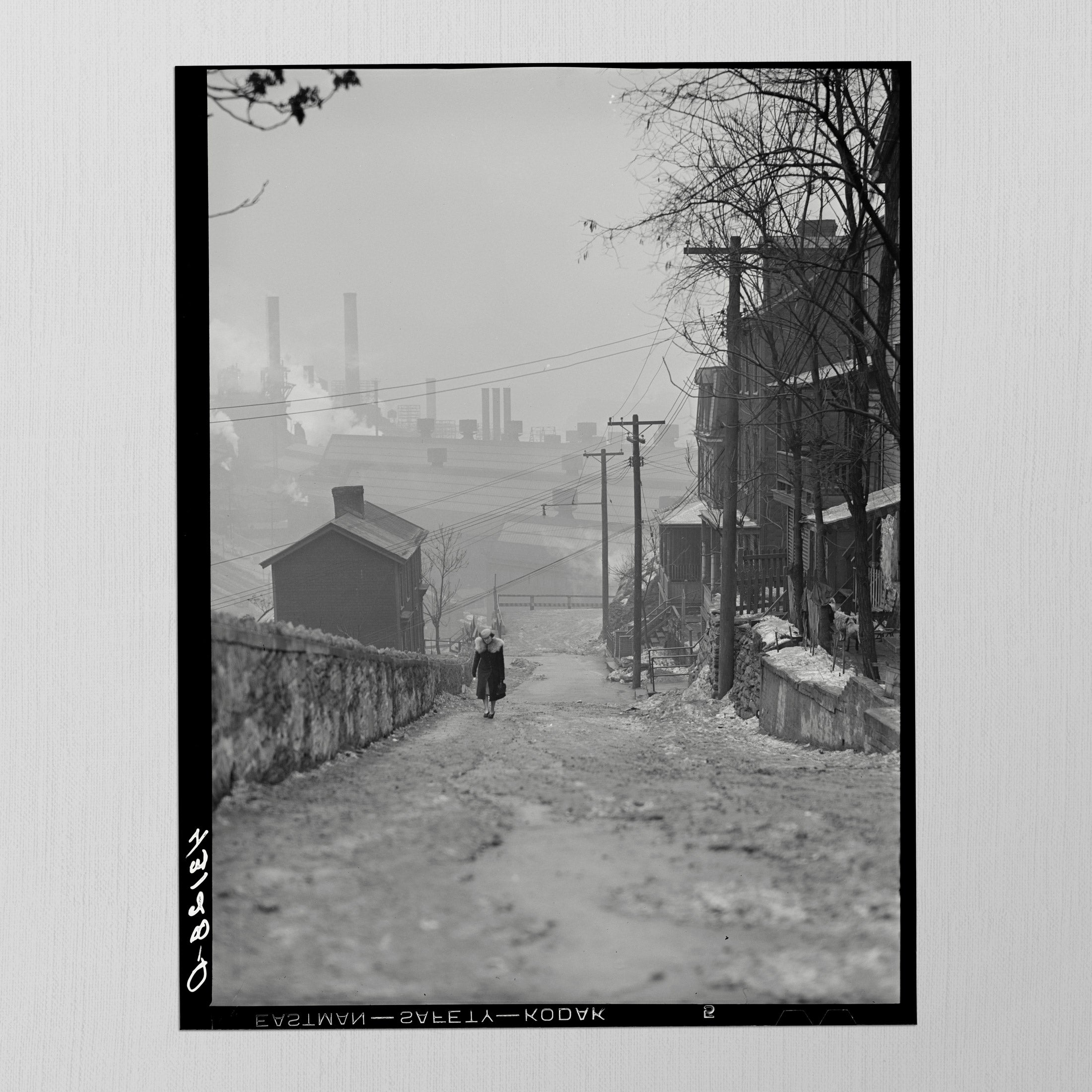 Mill District, 1941, Colorized