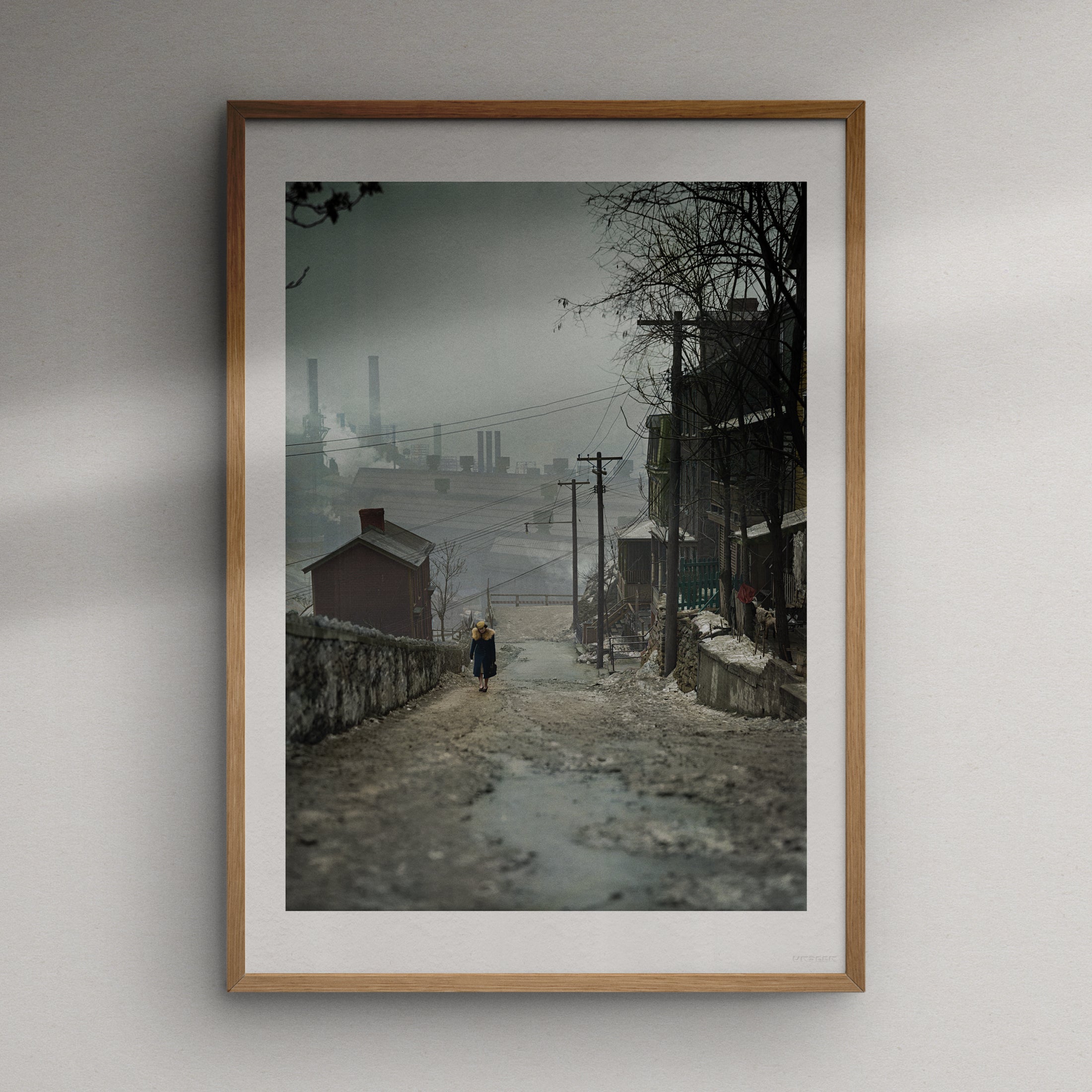 Mill District, 1941, Colorized