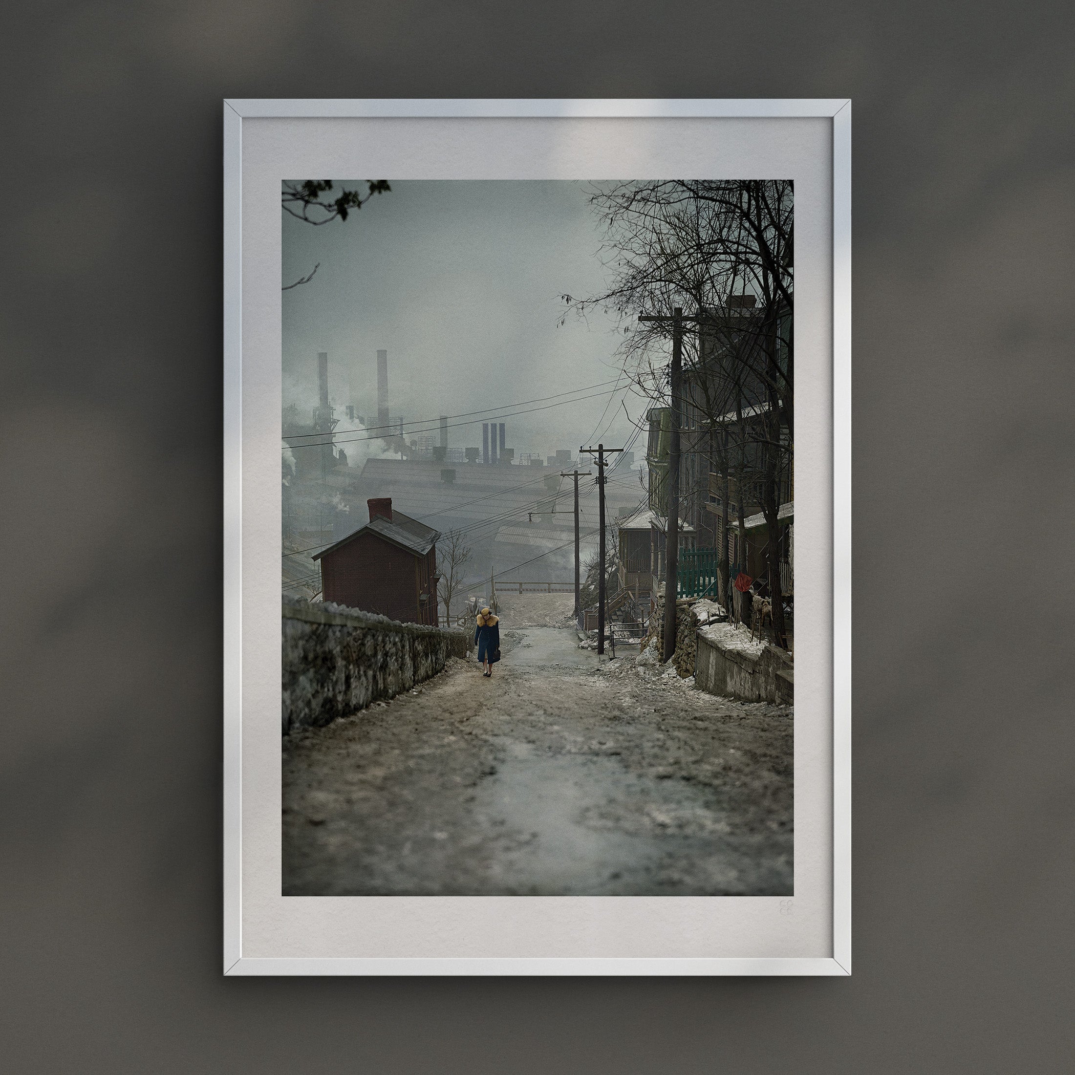 Mill District, 1940, Colorized