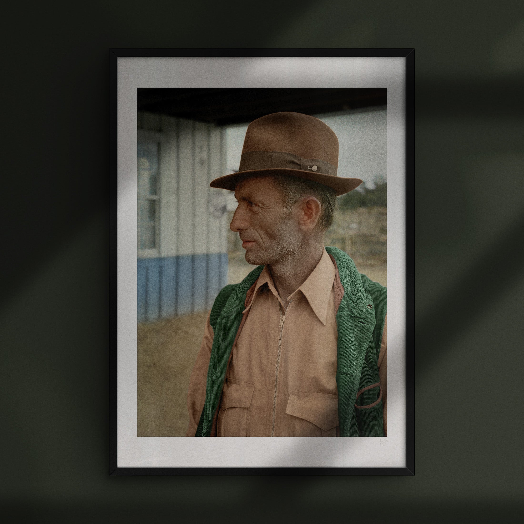 Pie Town Farmer, 1940, Colorized