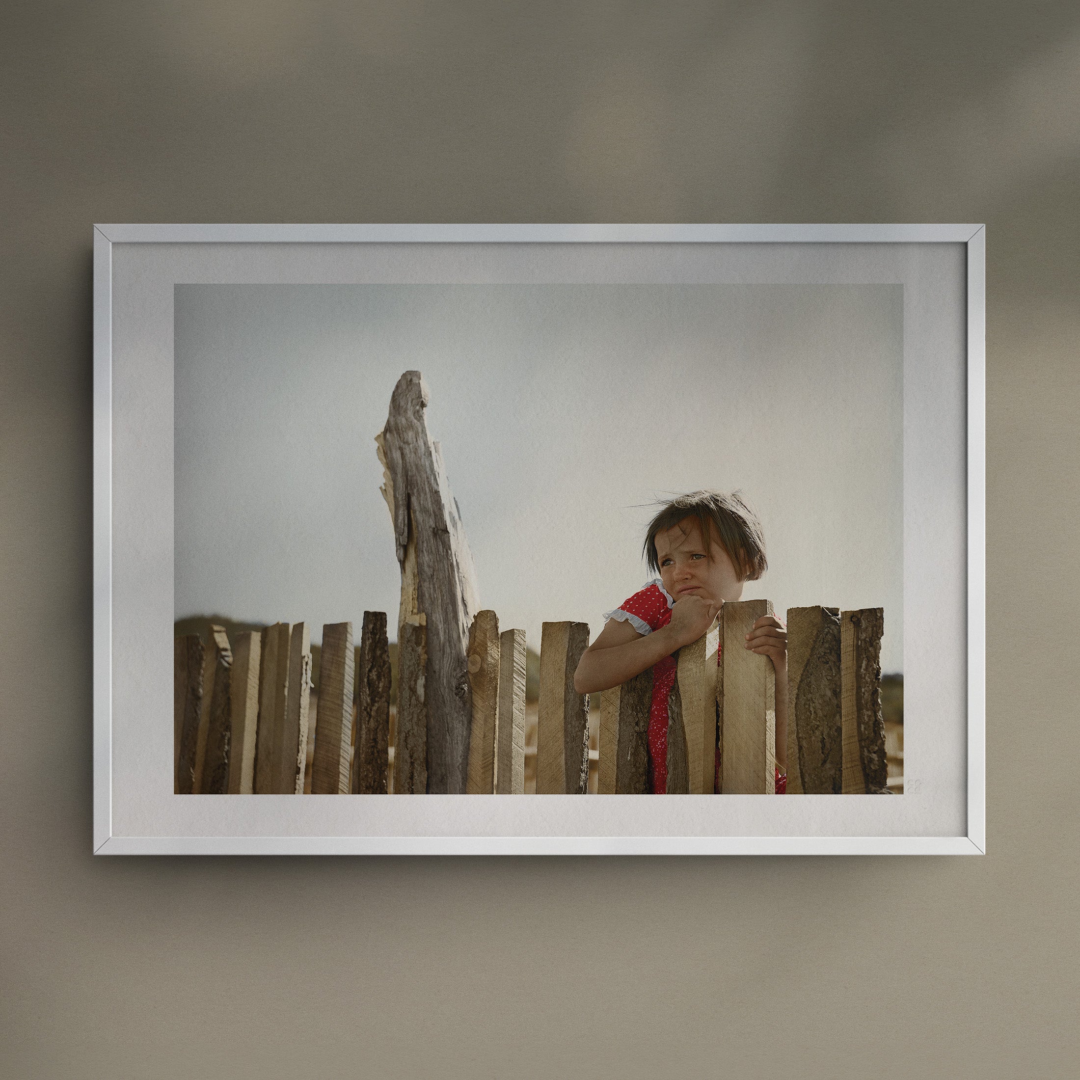 Josie Caudill, 1940, Colorized