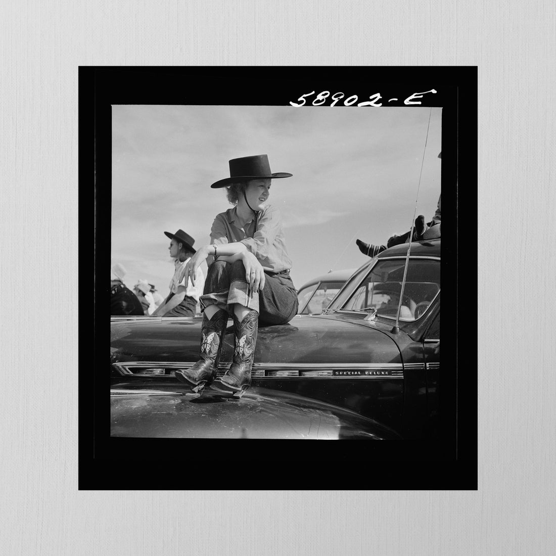 Dude at Rodeo by Marion Post Wolcott, 1941