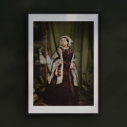 Queen Victoria, 1857, Colorized