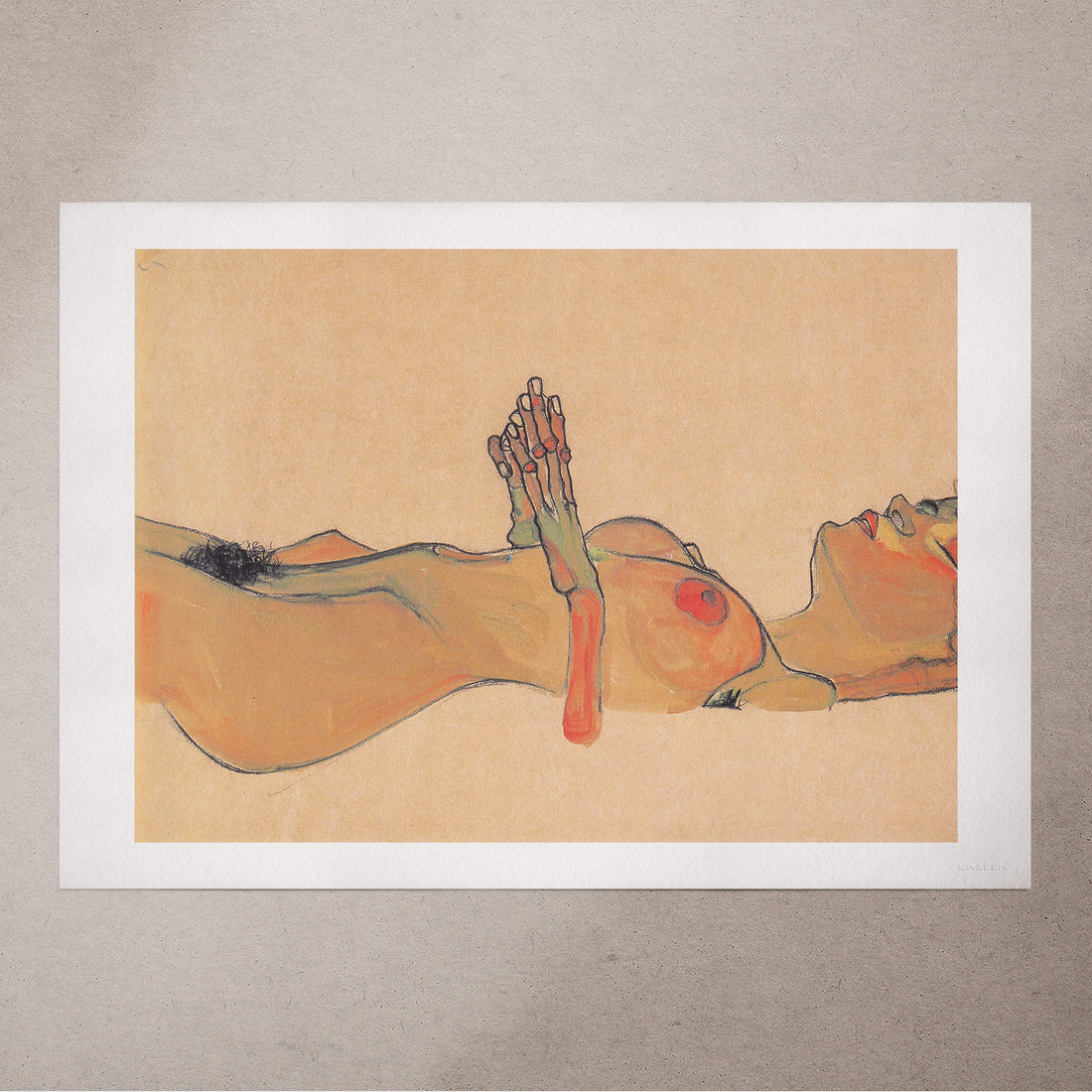 Dead Girl (Totes Mädchen) by Egon Schiele, 1910