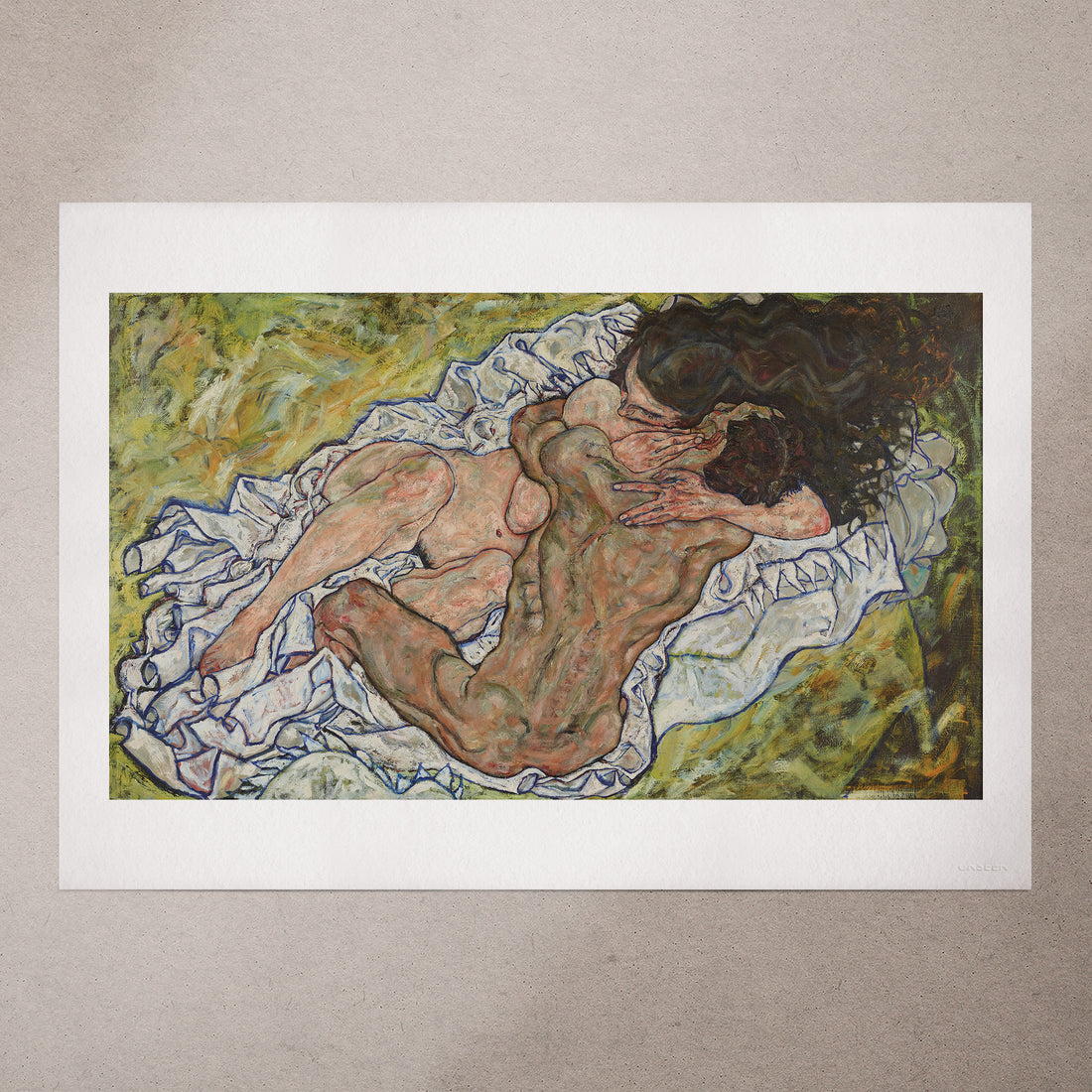 The Embrace (Die Umarmung) by Egon Schiele, 1917