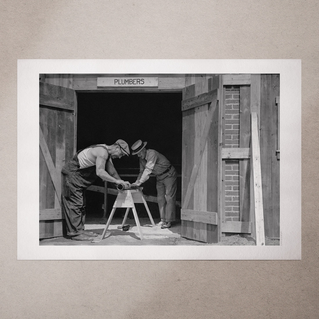 Plumbers by Carl Mydans, 1936