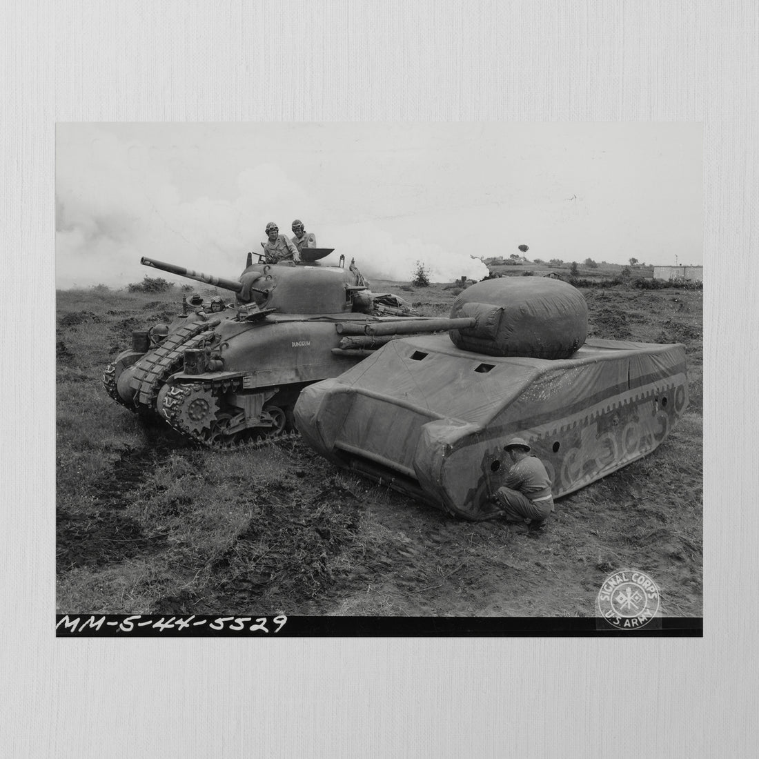 Dummy Tank by Gallagher, 1944