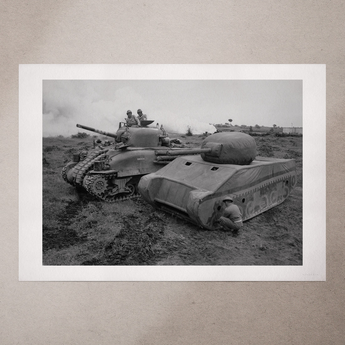 Dummy Tank by Gallagher, 1944