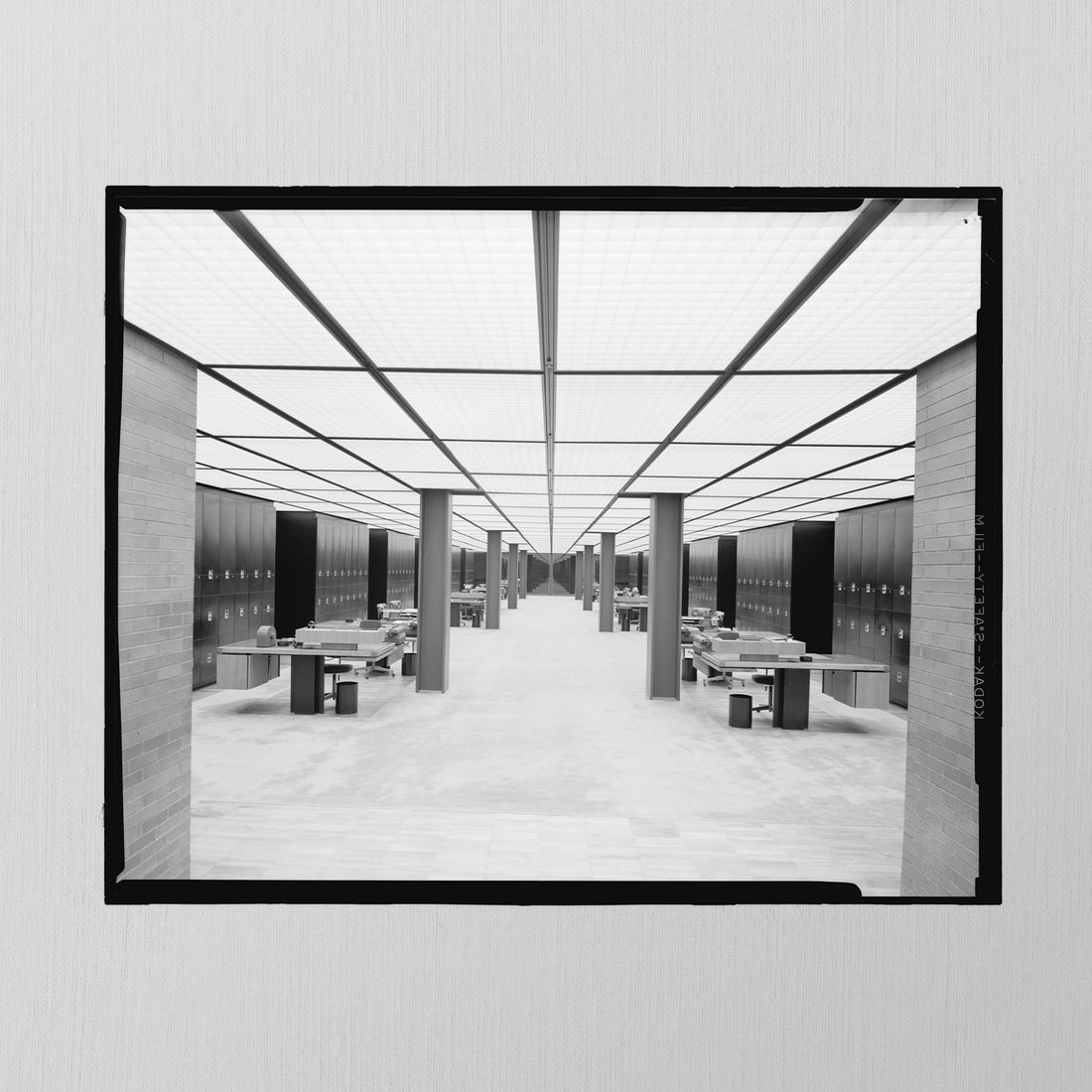 Deere & Co. Headquarters Secretarial Pool by Balthazar Korab, 1964