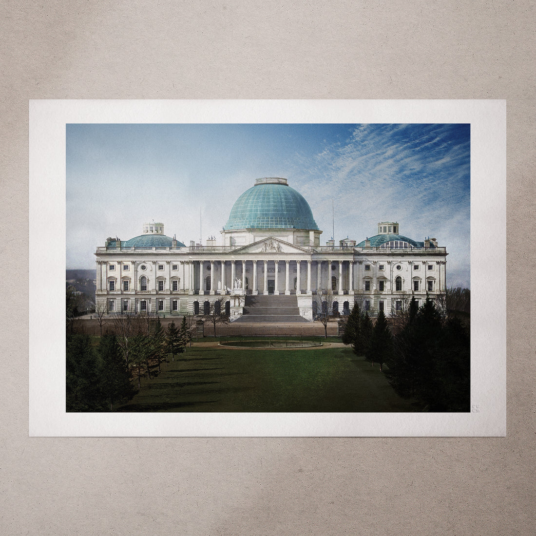 US Capitol, 1846, Colorized