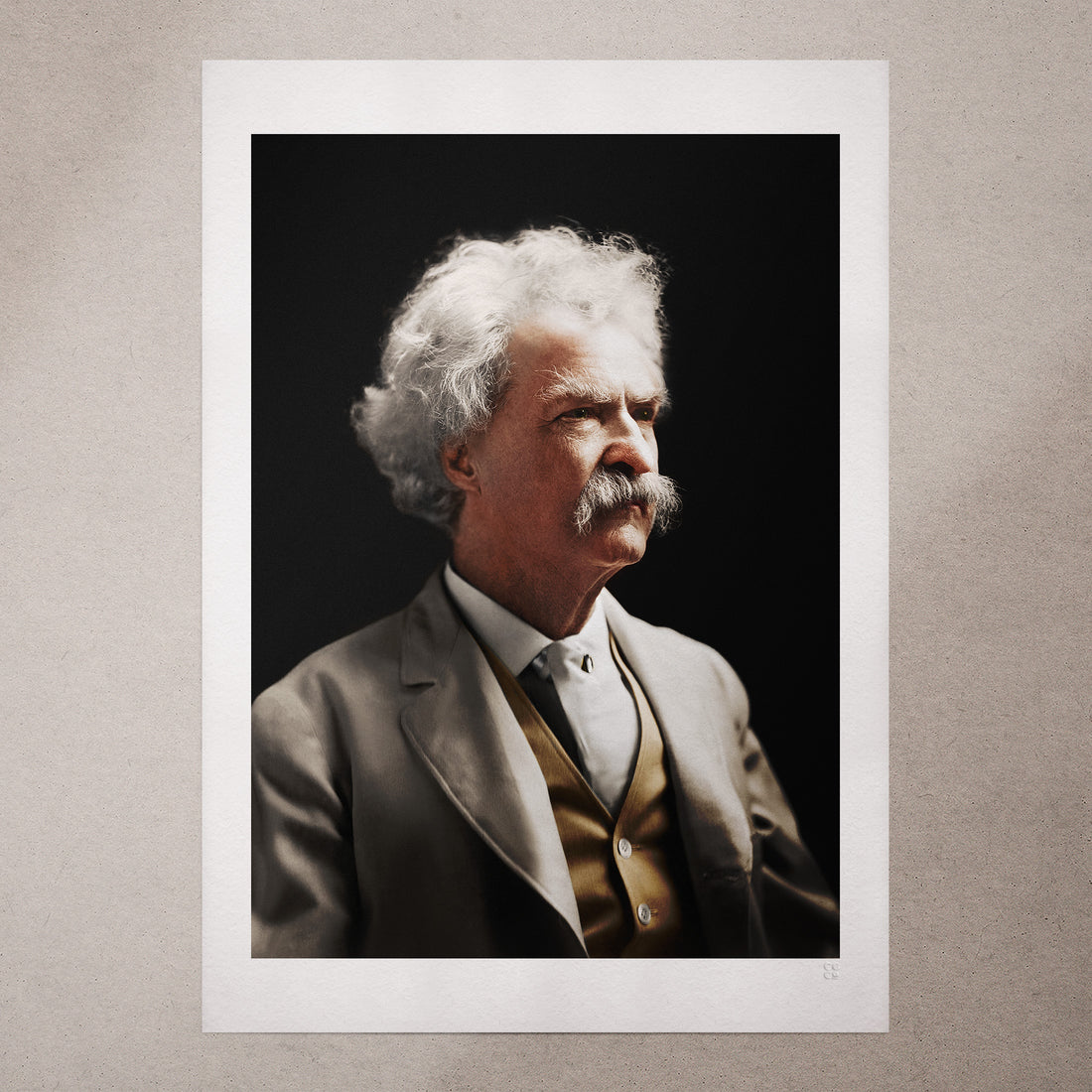 Mark Twain by Jordan J. Lloyd, 1906