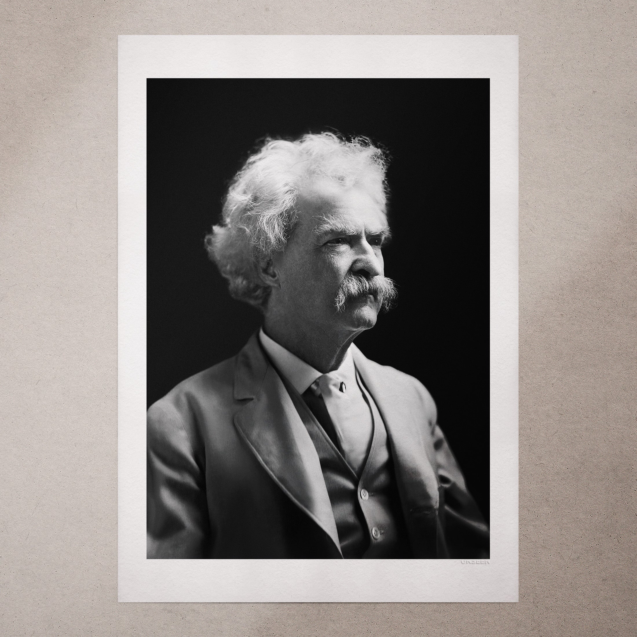 Mark Twain by Jordan A.F. Bradley, 1906