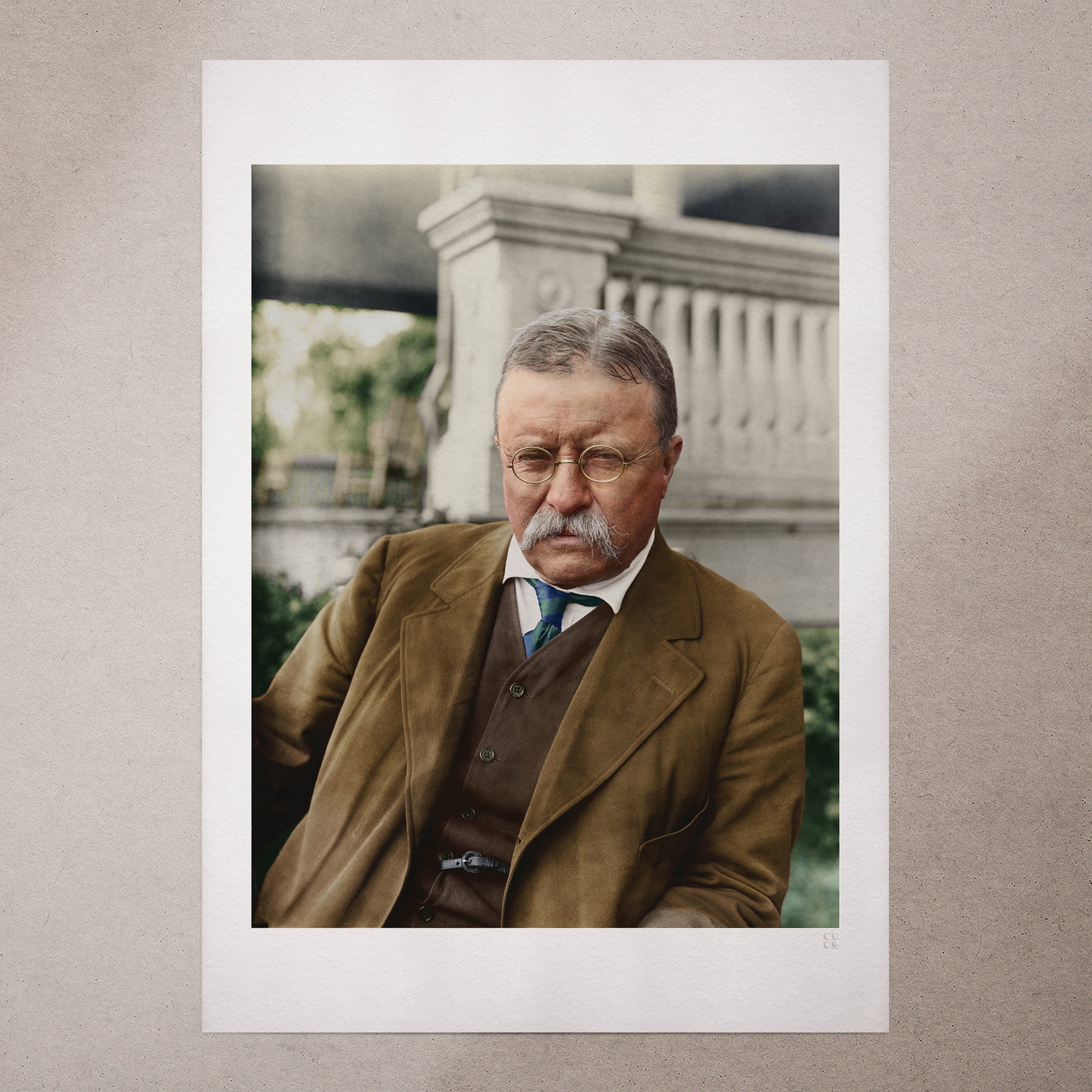 Theodore Roosevelt, 1916, Colorized – Unseen Histories Store