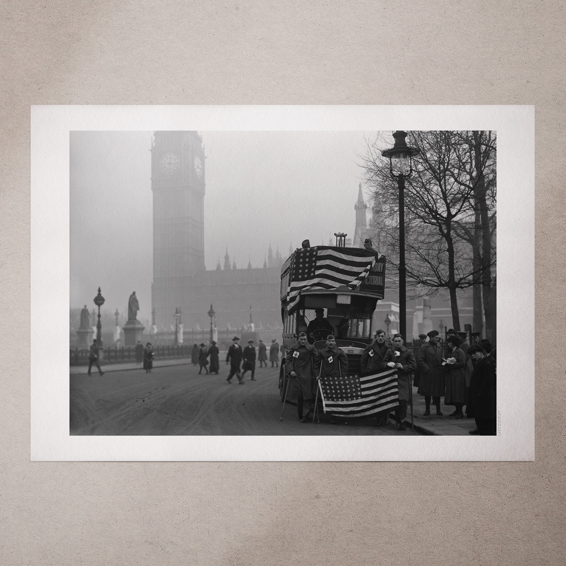 Parliament Square by the American Red Cross, 1918