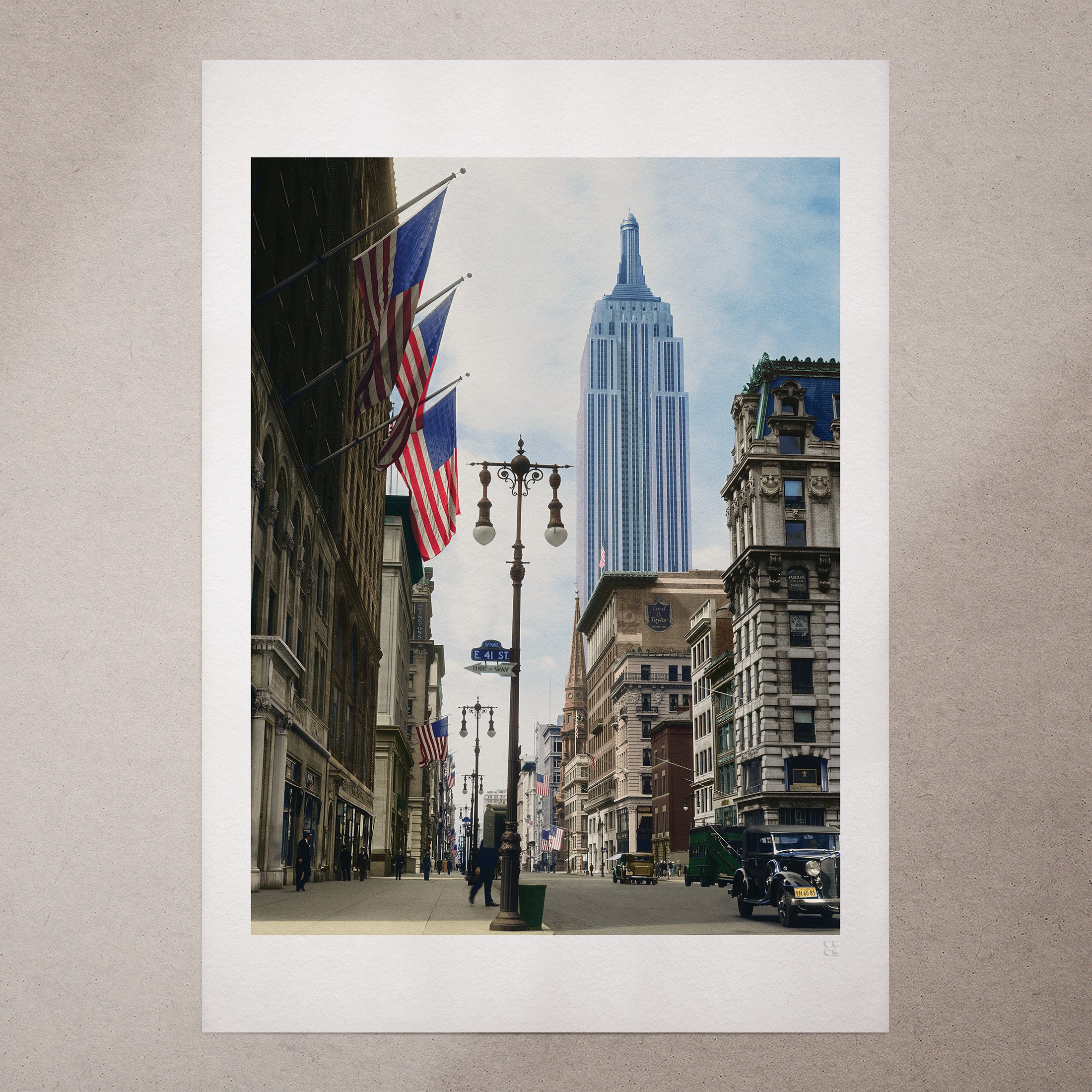 Empire State Building, 1933, Colorized – Unseen Histories Store