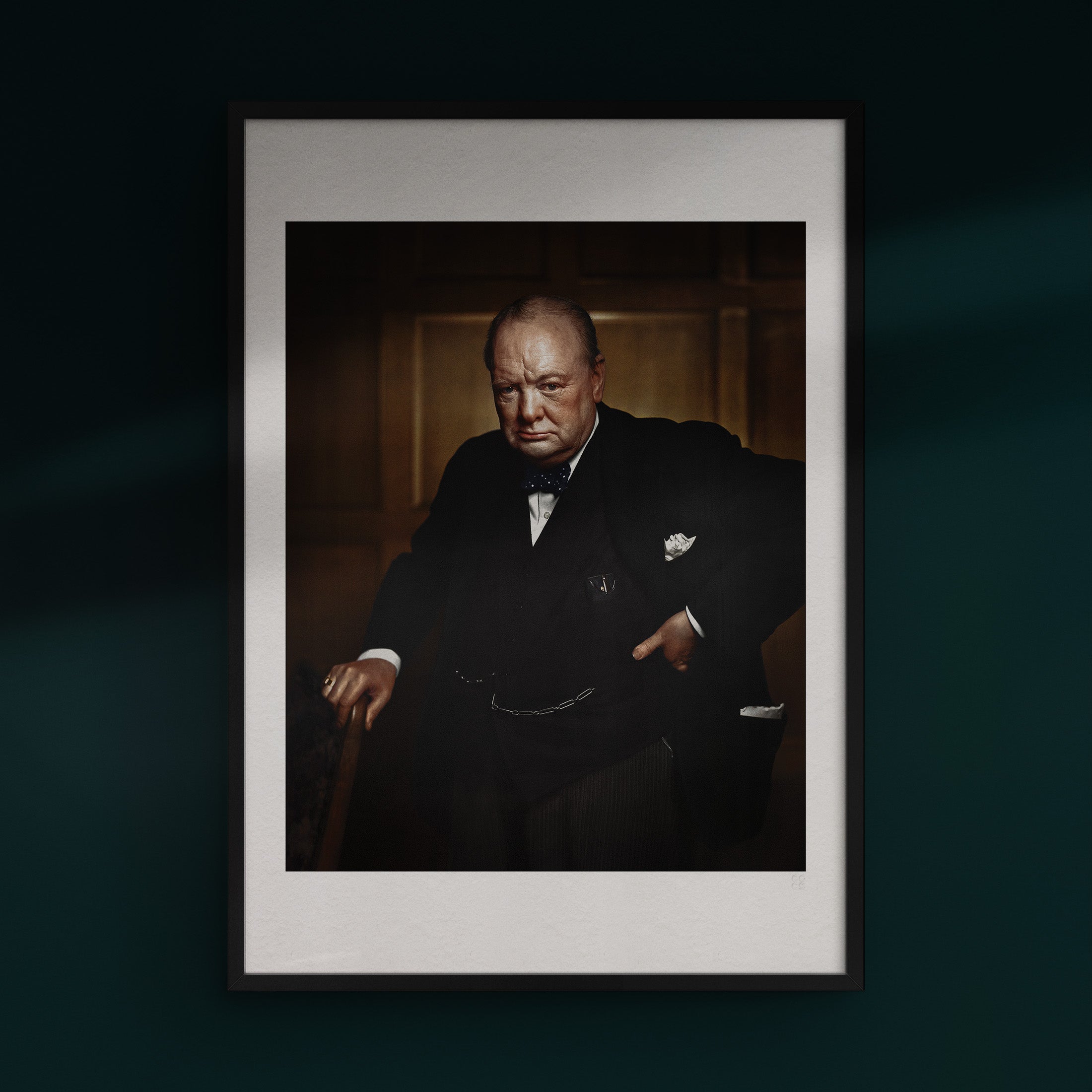 Winston Churchill, 1941, Colorized