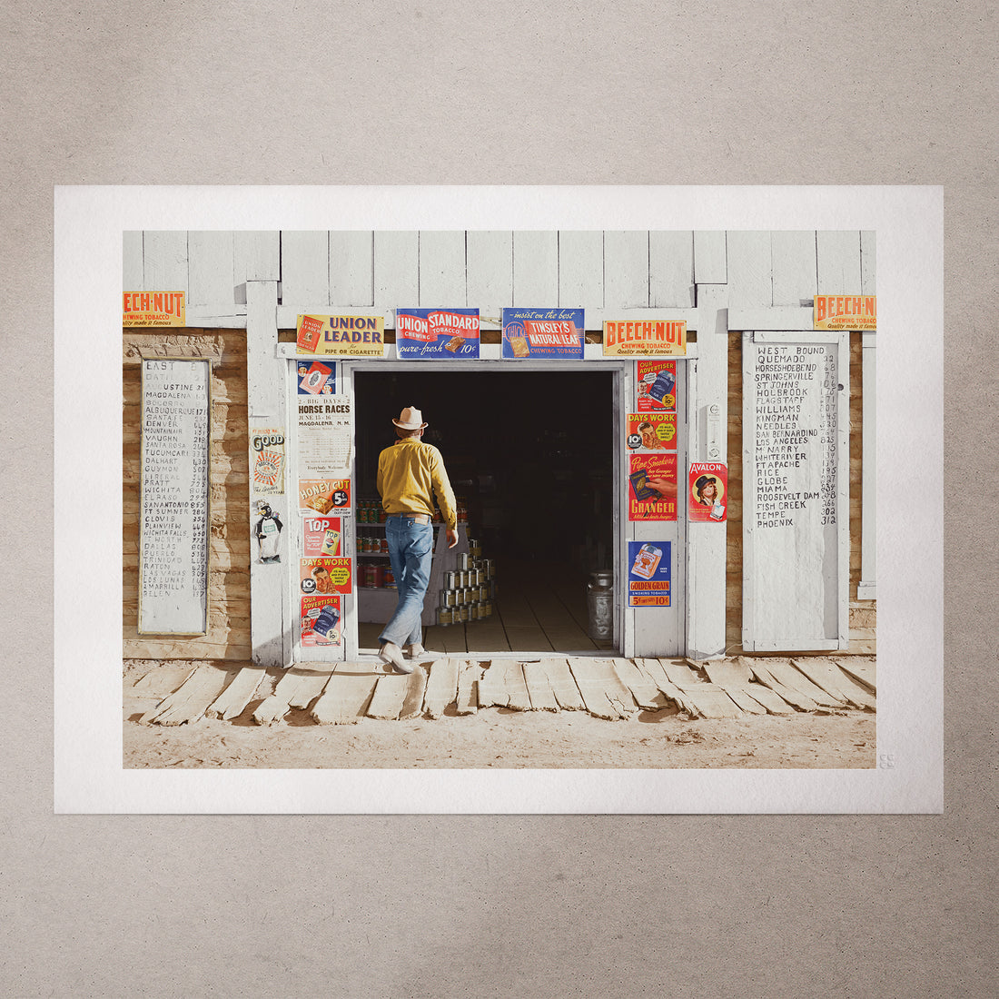 General Merchandise, 1940, Colorized