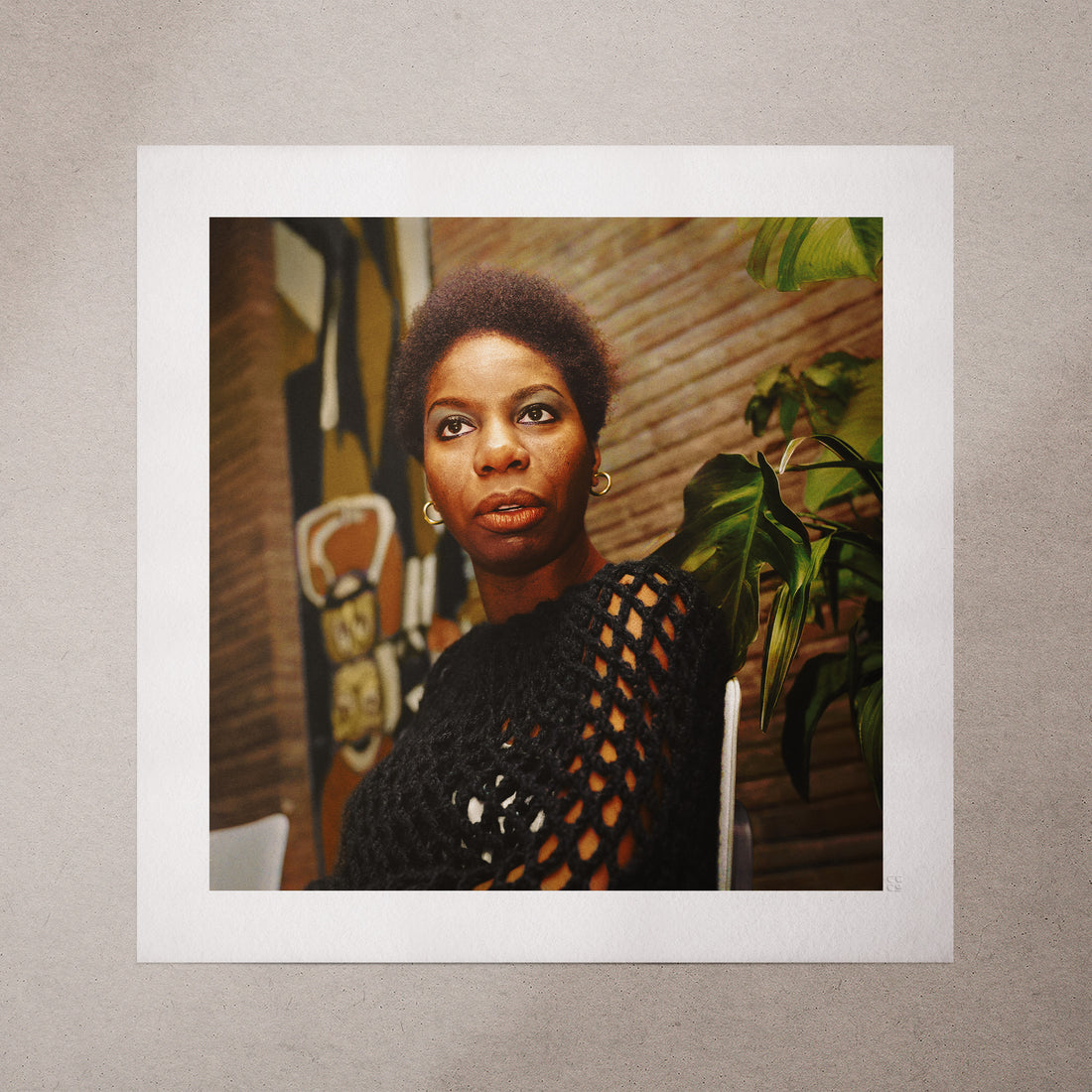 Nina Simone, 1965, Colorized