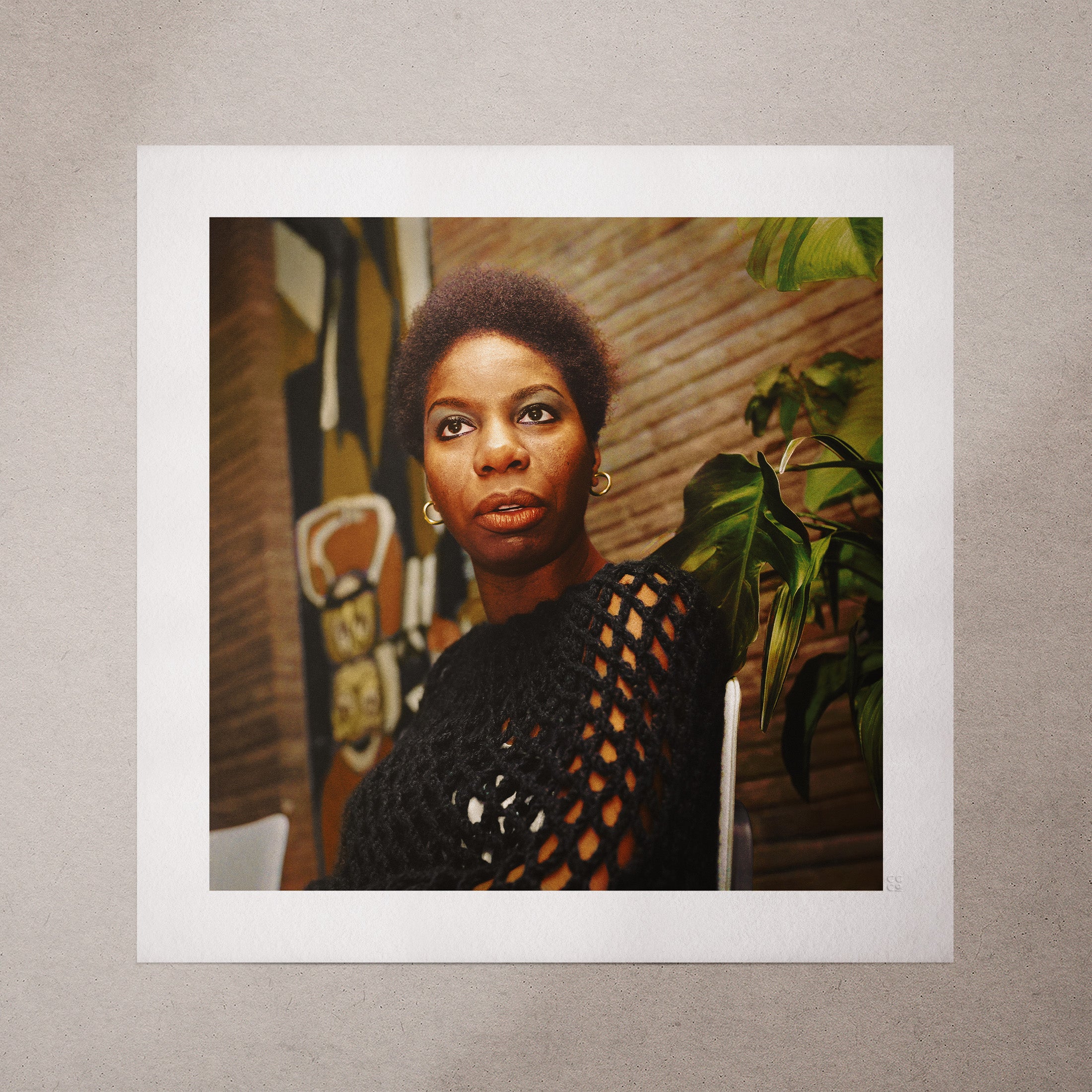 Nina Simone, 1965, Colorized